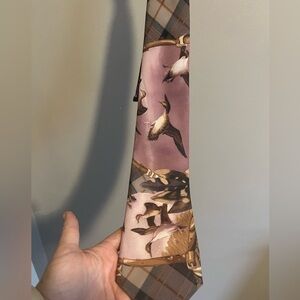Vintage zippered Brando tie adjustable with quintessential Canadian duck scenes